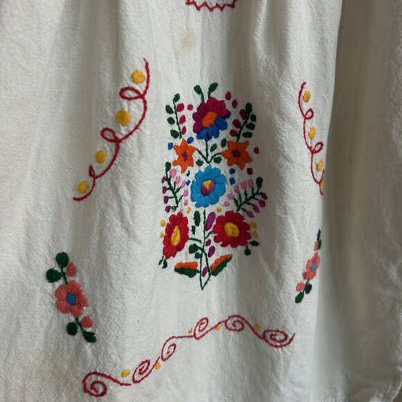 Gabriela Ramirez Vintage Girls Embroidered Ethnic Dress Size 4 - Picture 6 of 10